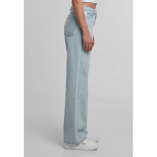Karl Kani Γυναικείο παντελόνι Signature K Straight Leg Denim